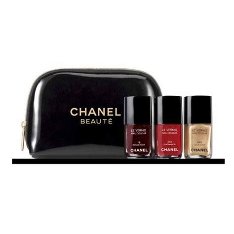 chanel nail varnish gift set